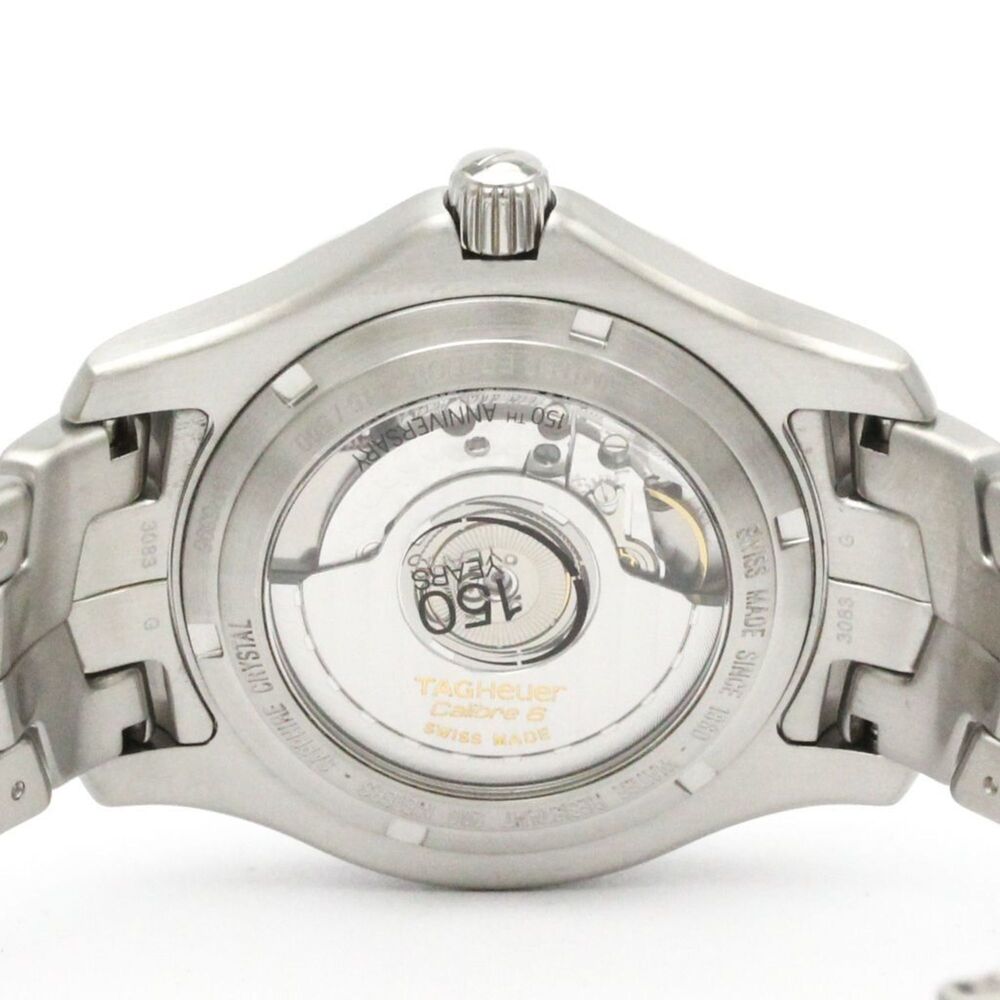 TAG HEUER Link Limited Edition Black MOP Steel Watch WJF211K Polished - Picture 6 of 8